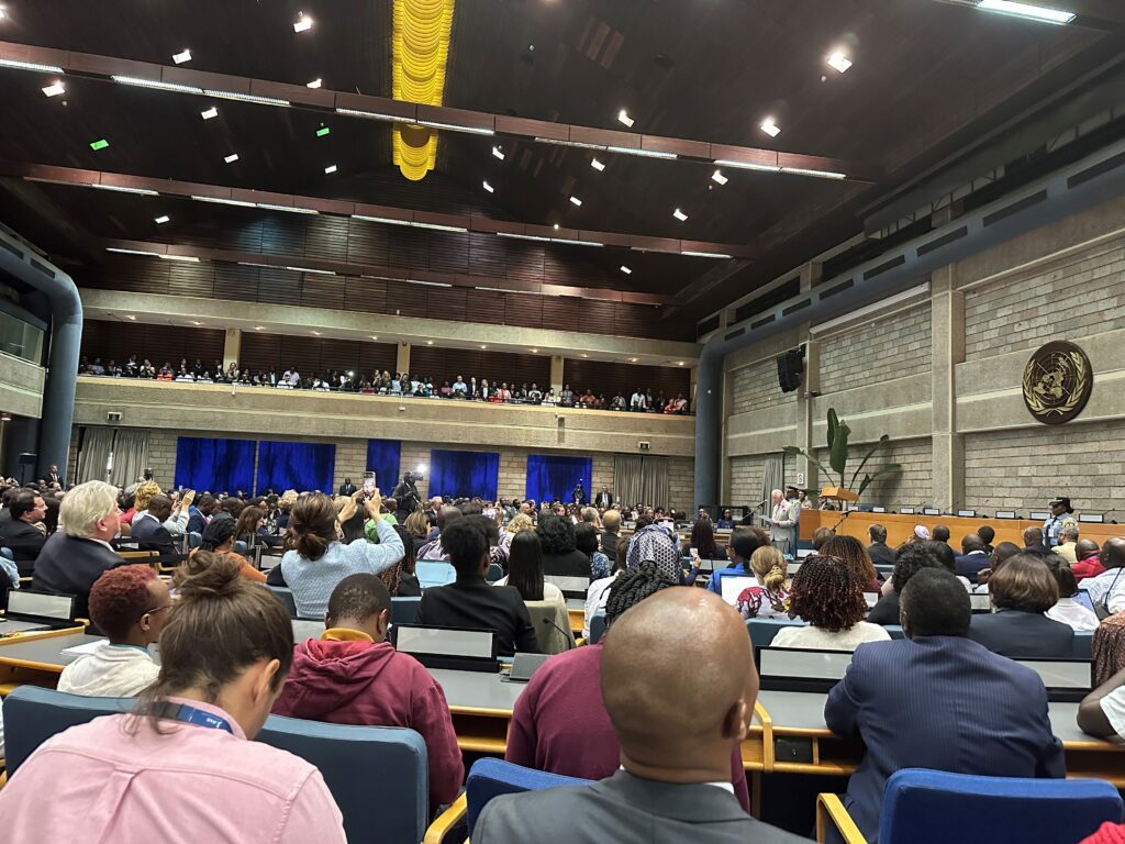 Plenary session at UNON